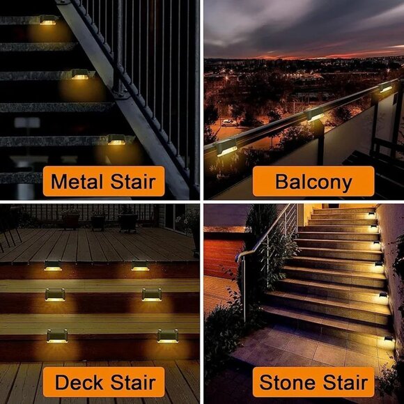 Solar Deck LED Lights- 4pcs/box - Picture 8 of 14